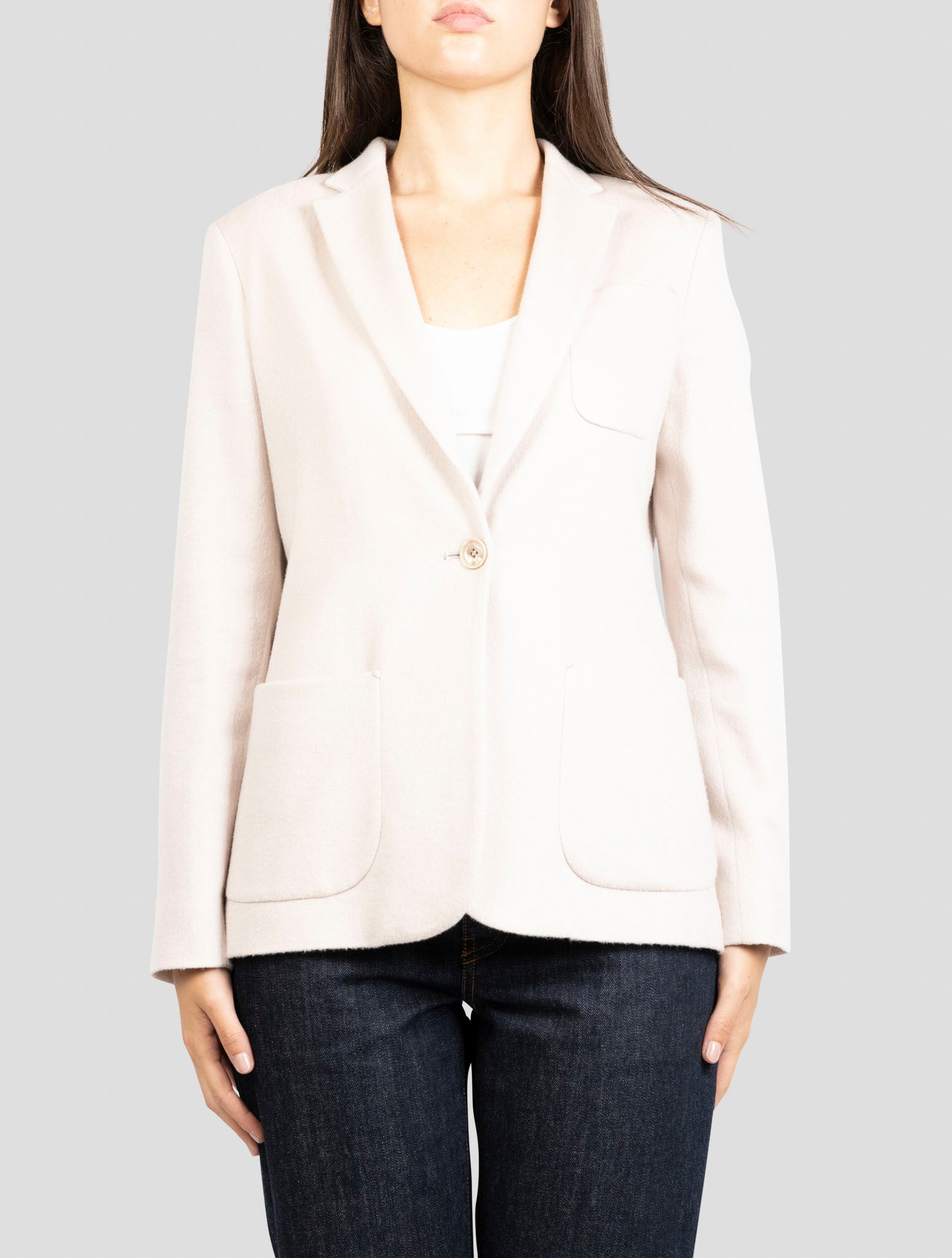 Kiton Beige Cashmere Pa Ea Blazer