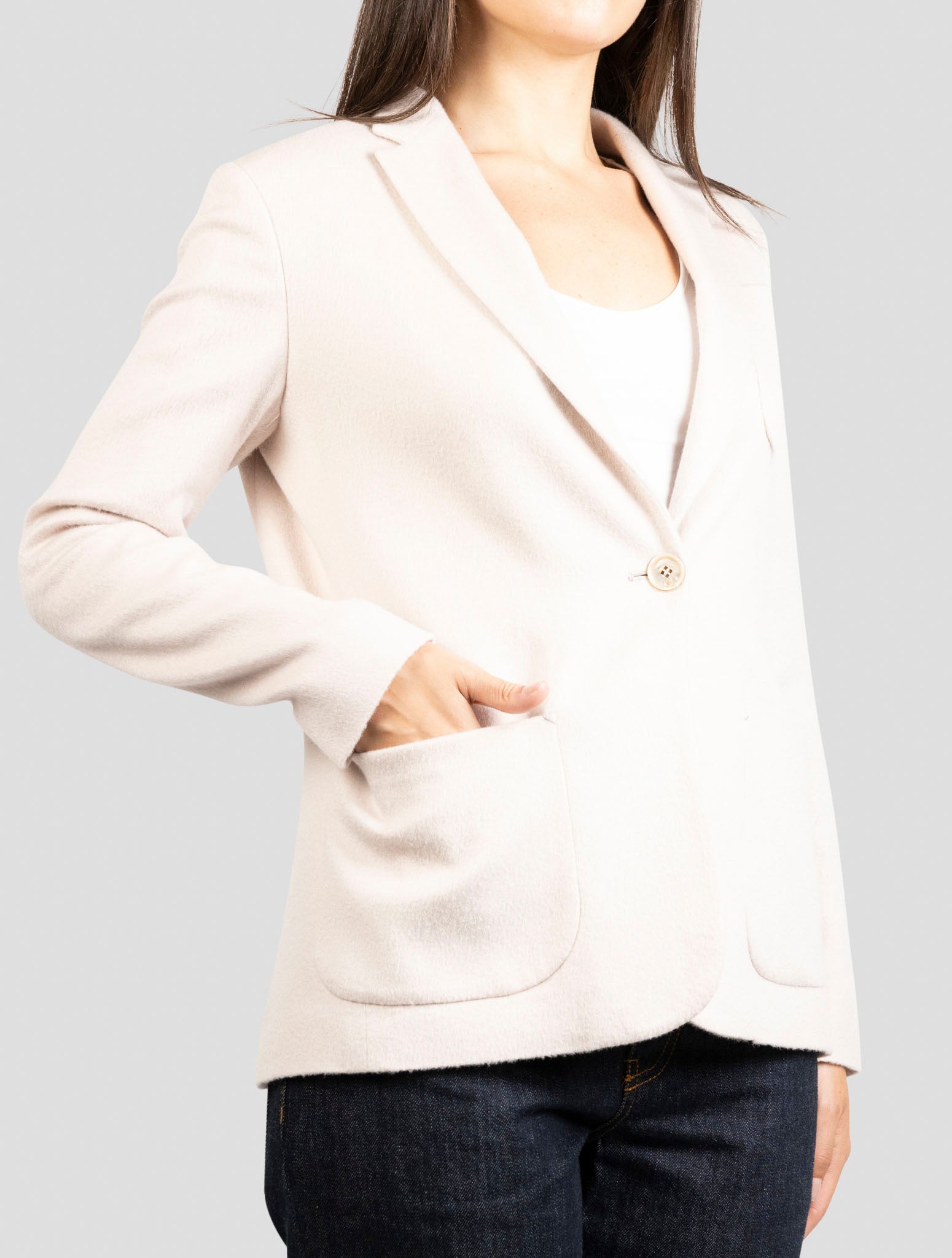 Kiton Beige Cashmere Pa Ea Blazer