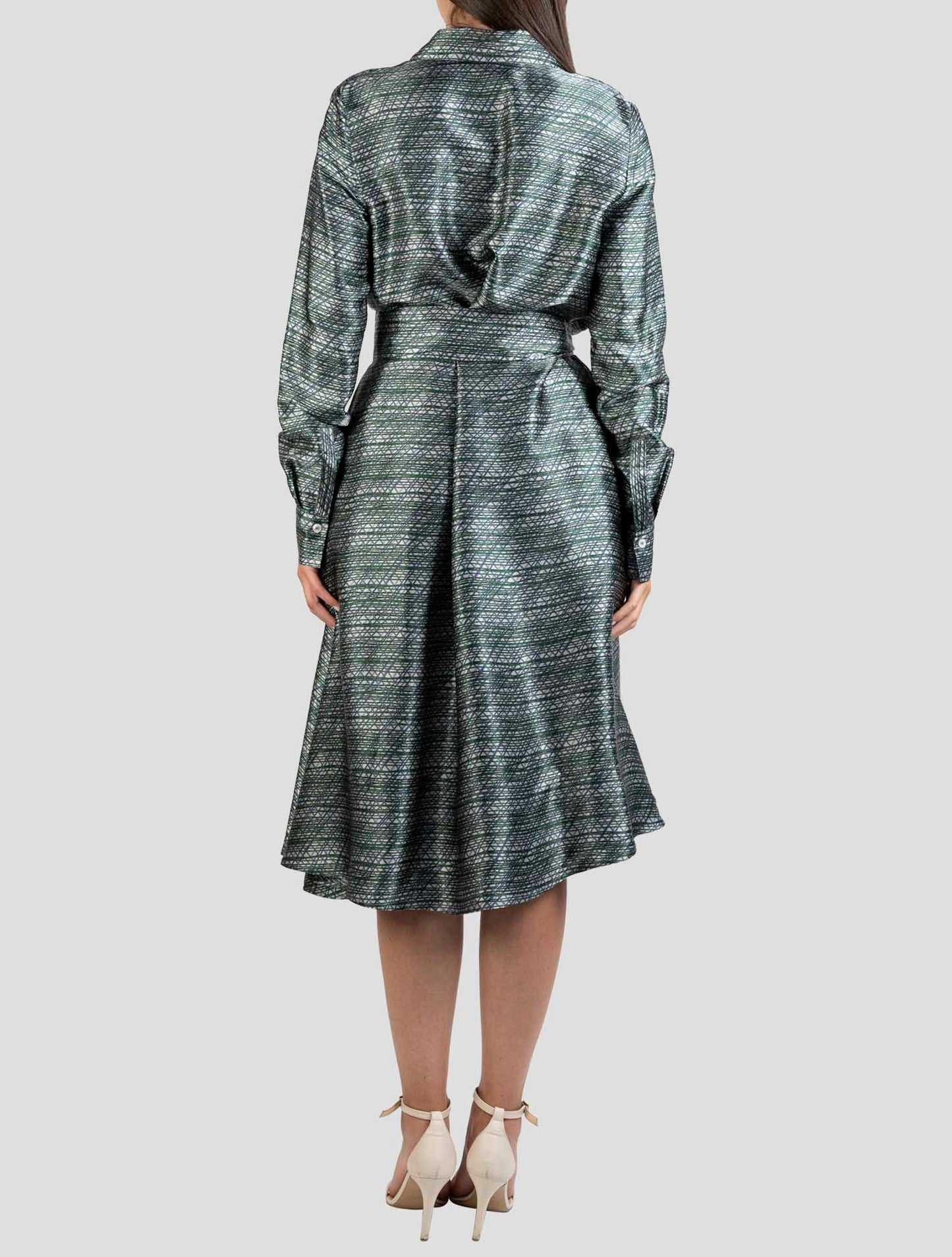 Kiton Multicolor Silk Dress