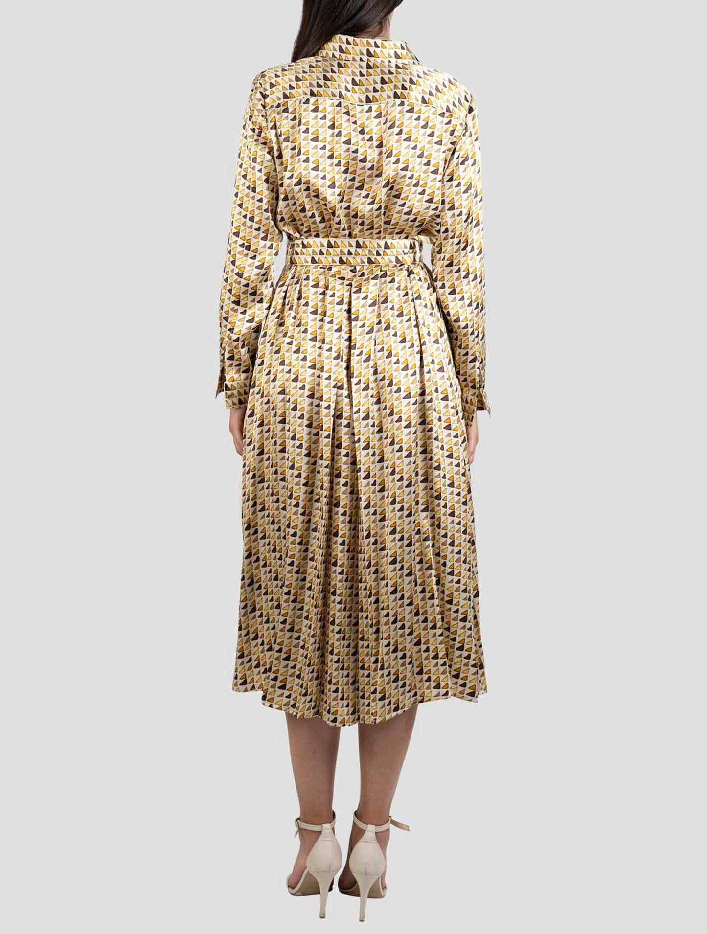 Kiton Multicolor Silk Dress