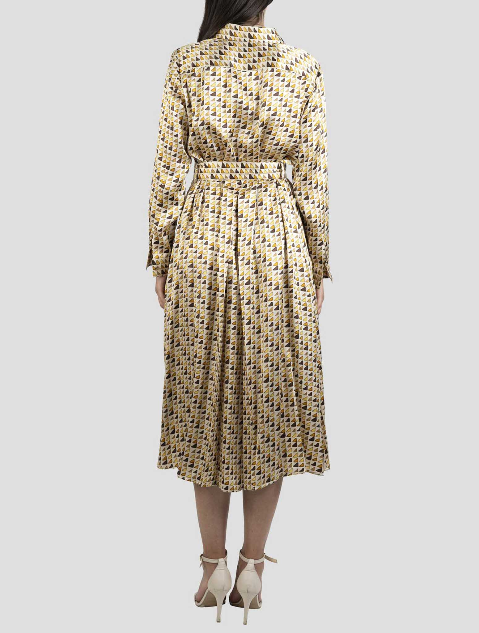 Kiton Multicolor Silk Dress