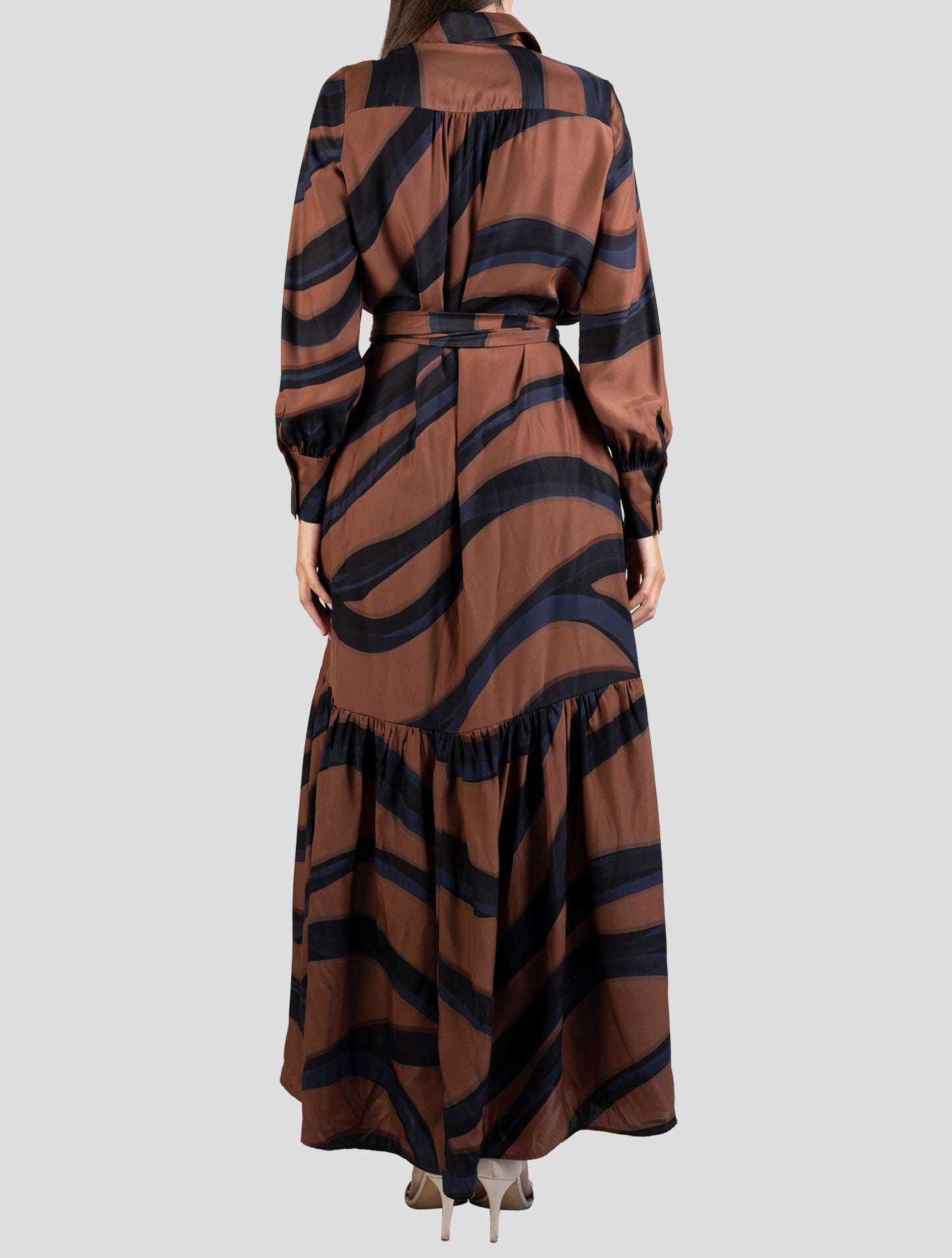 Kiton Multicolor Silk Dress