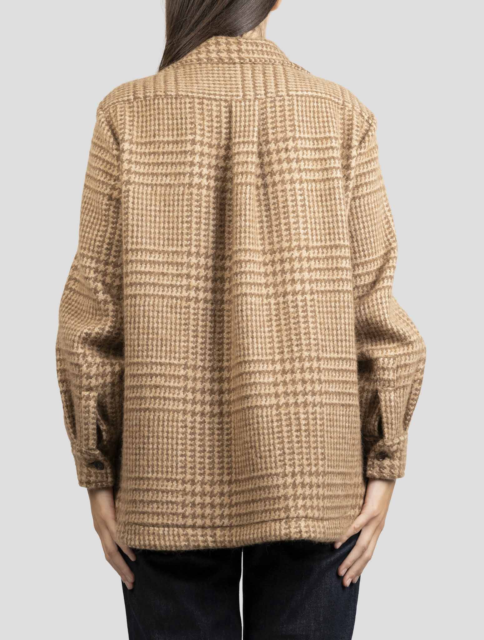 Kiton Brown Virgin Wool Alpaca Pa Overshirt