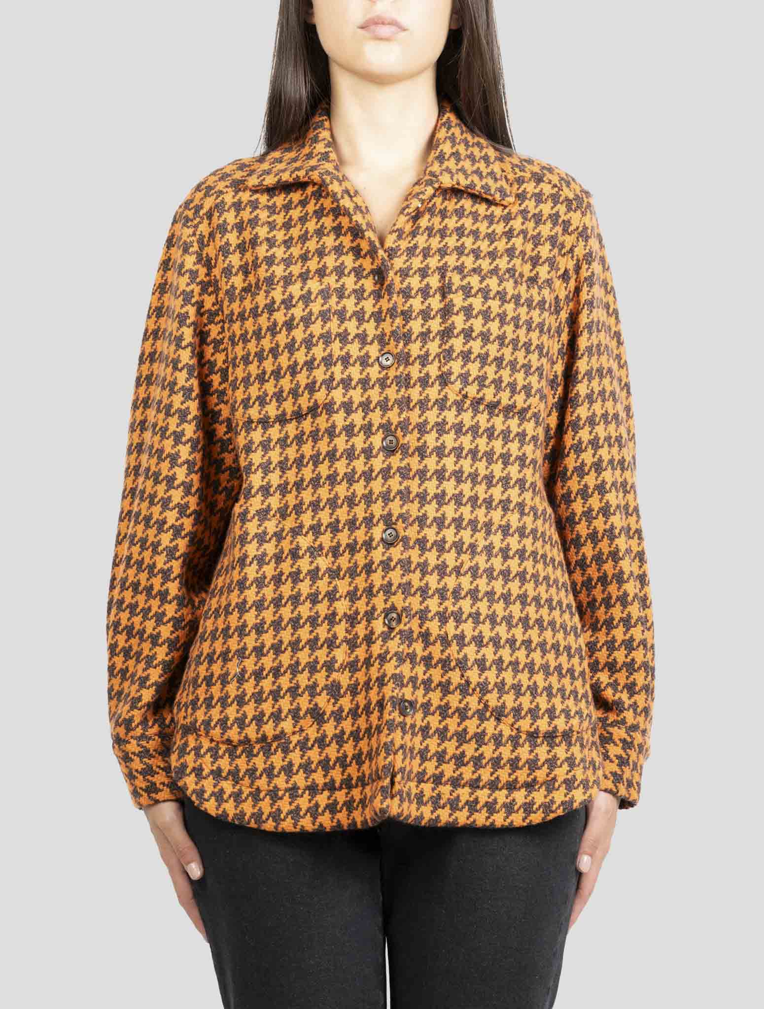 Kiton Orange Cashmere Overshirt