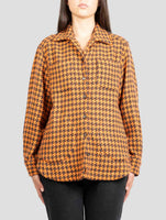 Kiton Orange Cashmere Overshirt