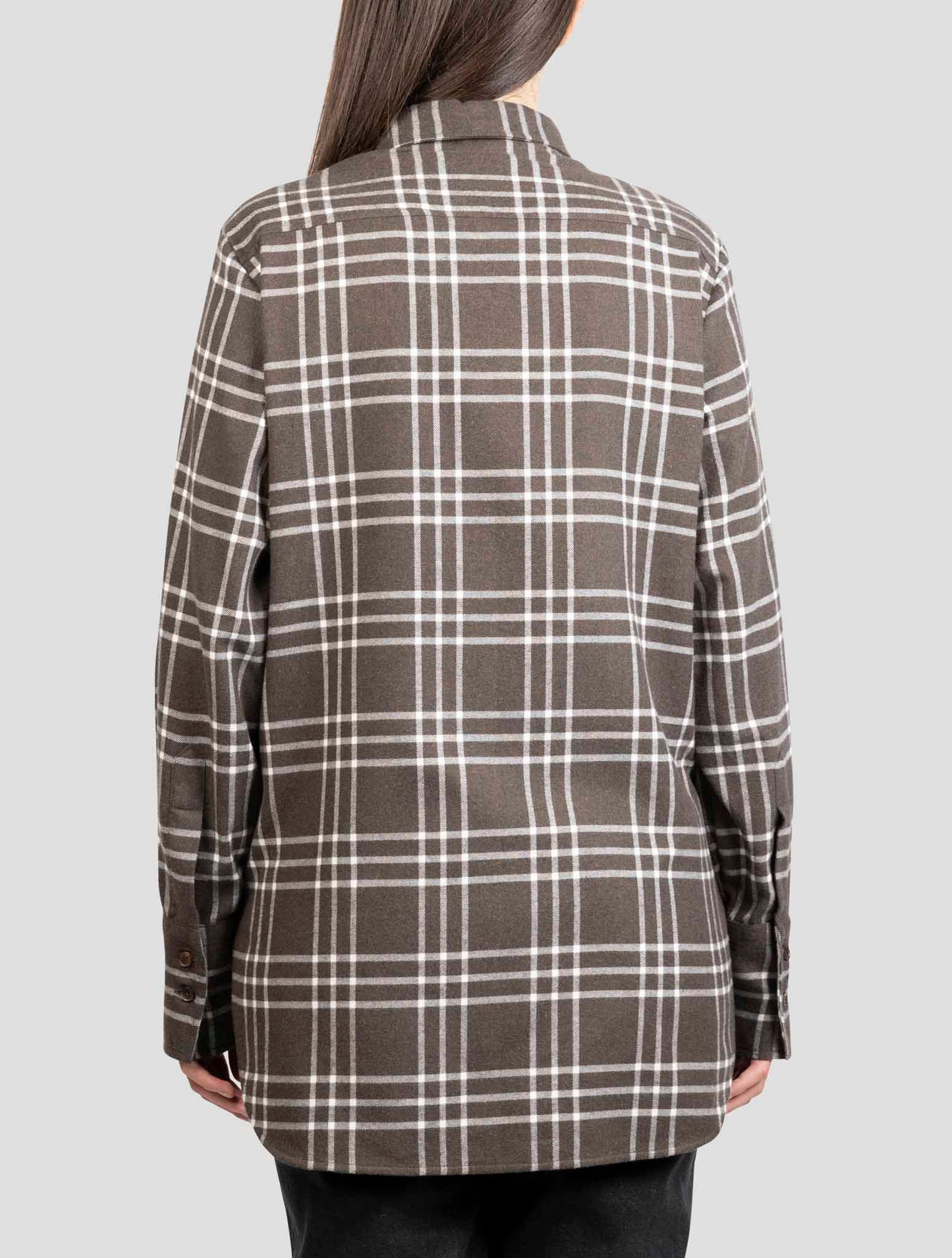 Kiton Brown Cotton Shirt