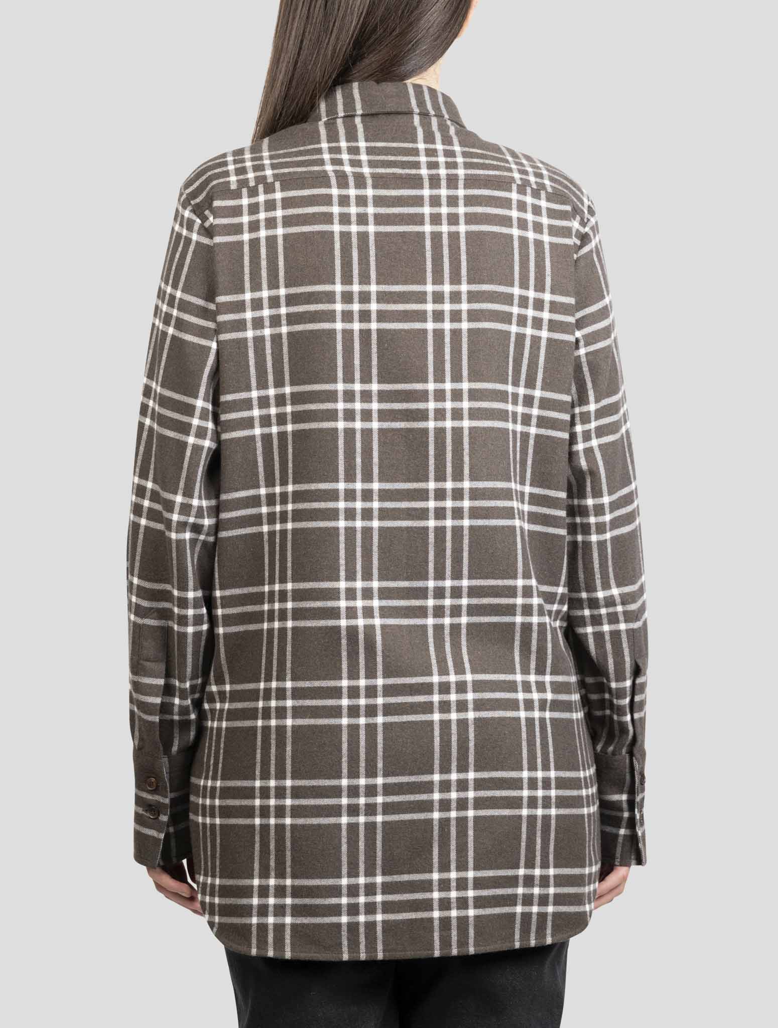 Kiton Brown Cotton Shirt