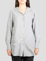 Kiton Gray Cotton Shirt