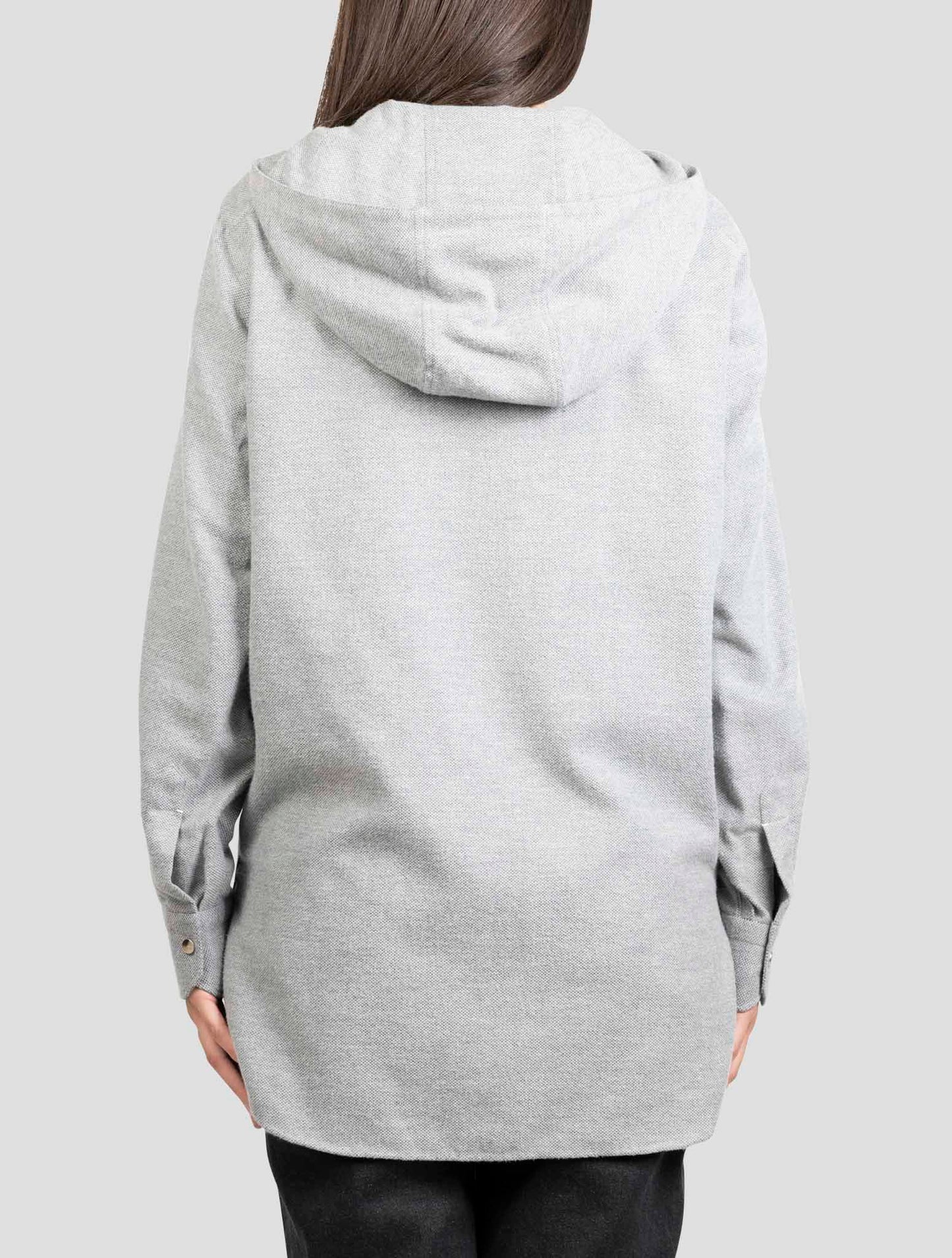 Kiton Gray Cotton Shirt