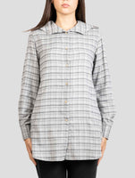 Kiton Gray Cotton Shirt