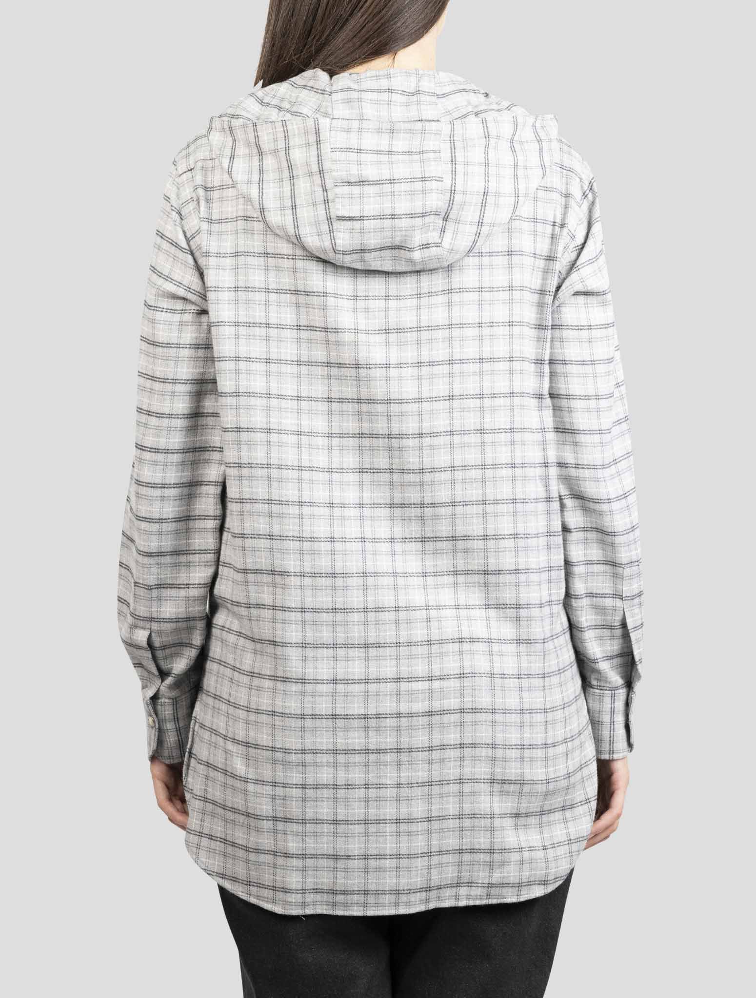 Kiton Gray Cotton Shirt