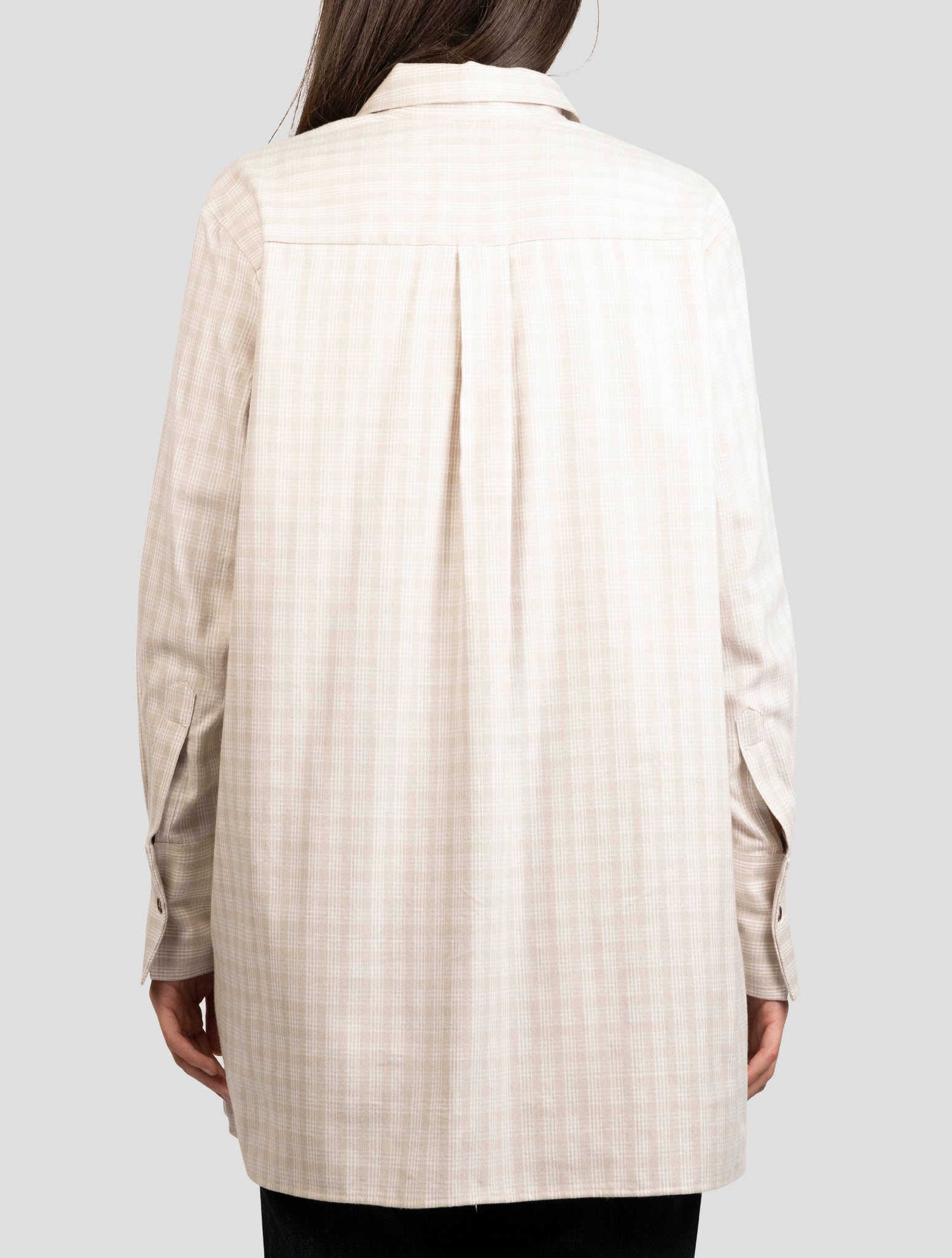 Kiton Beige Cotton Modal Shirt