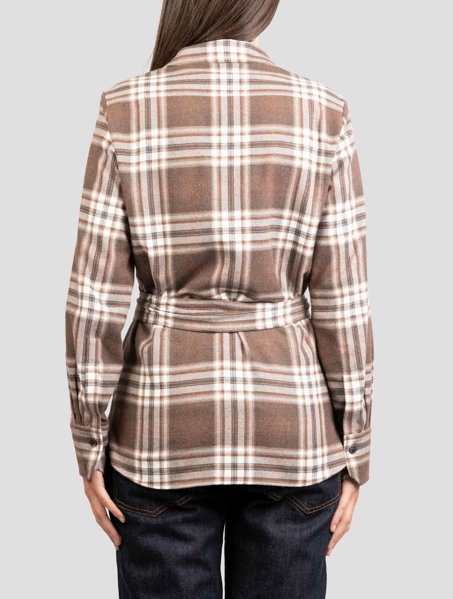 Kiton Brown Cotton Shirt