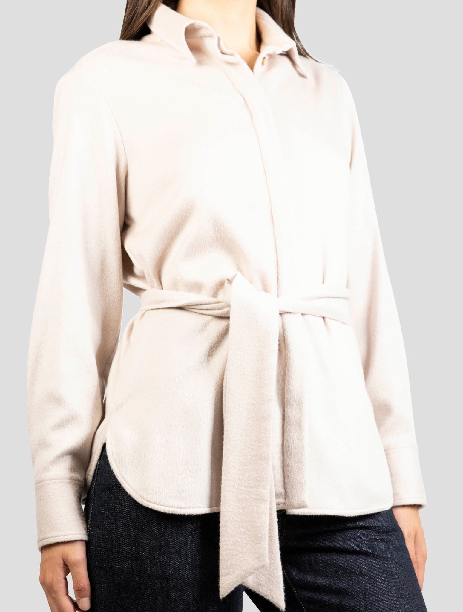 Kiton Beige Cashmere Pa Ea Shirt