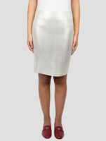 Kiton Gold Viscose Ea Skirt