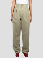 Kiton Green Cotton Pants