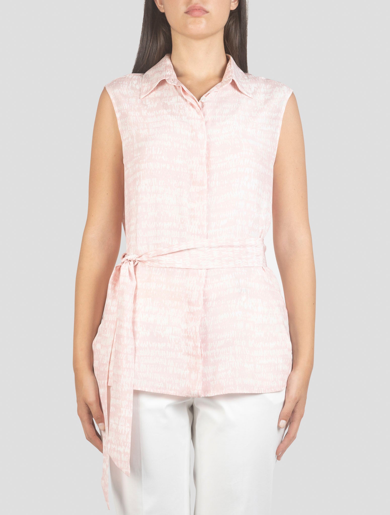 Kiton Pink Silk Shirt