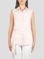 Kiton Pink Silk Shirt
