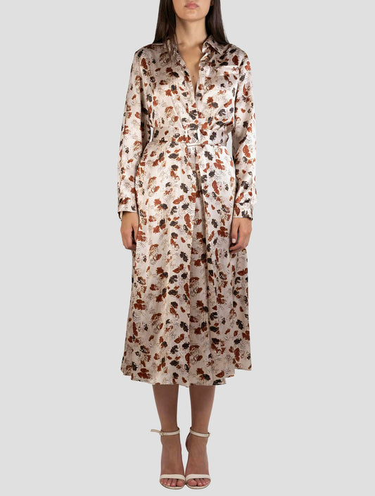 Kiton Multicolor Silk Dress