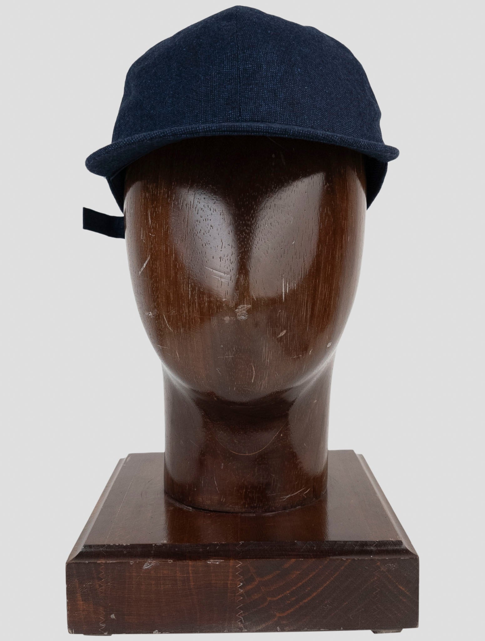 Kiton Blue Virgin Wool Cashmere Ea Baseball Cap