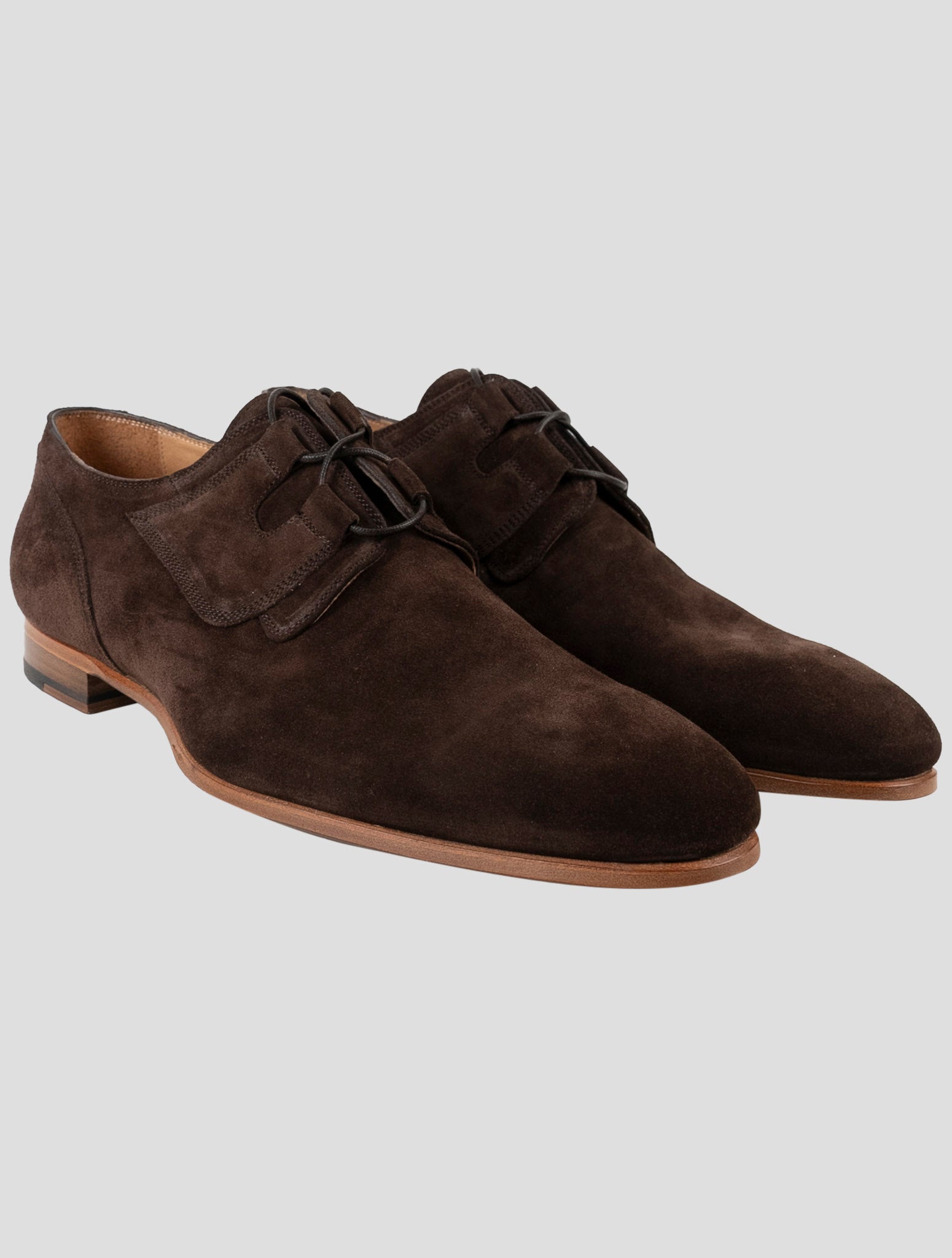 Kiton Brown Leather Dress Shoes
