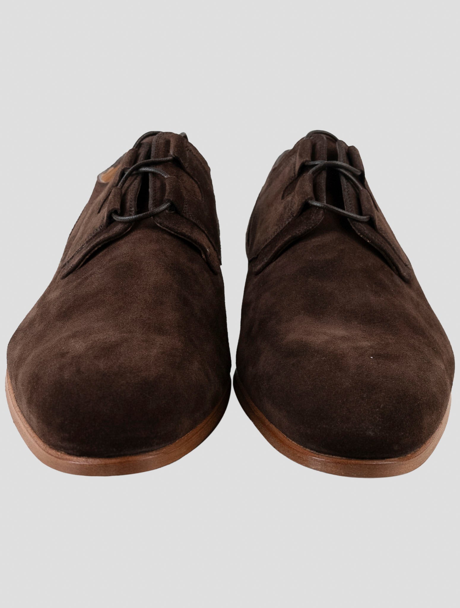 Kiton Brown Leather Dress Shoes