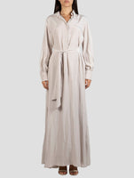Kiton Beige Silk Dress