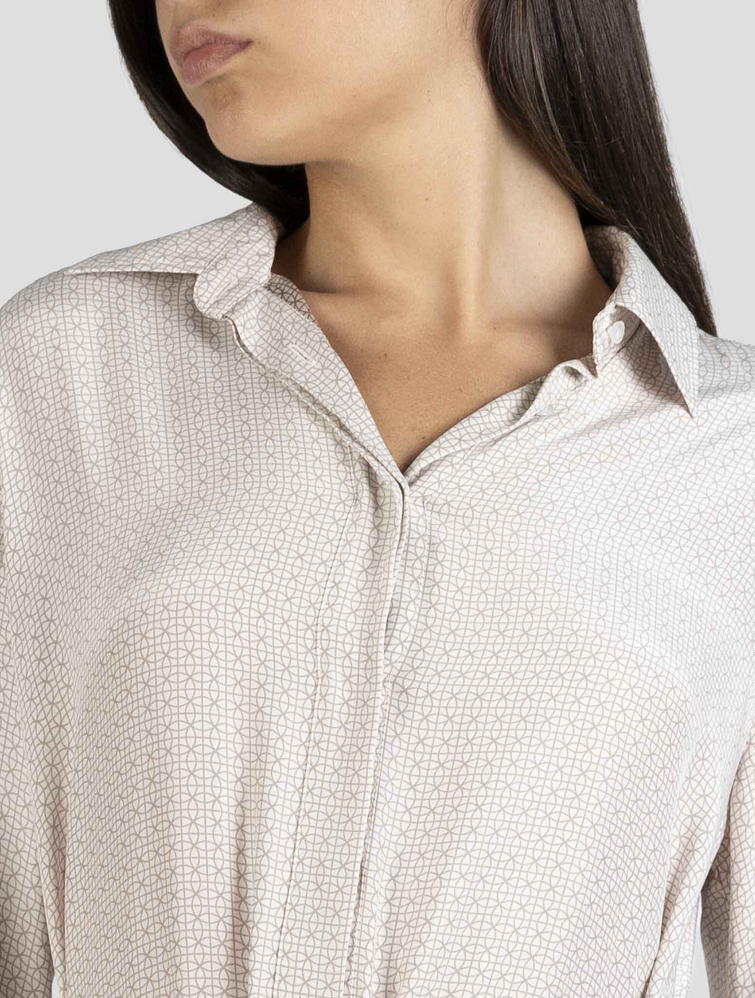 Kiton Beige Silk Dress