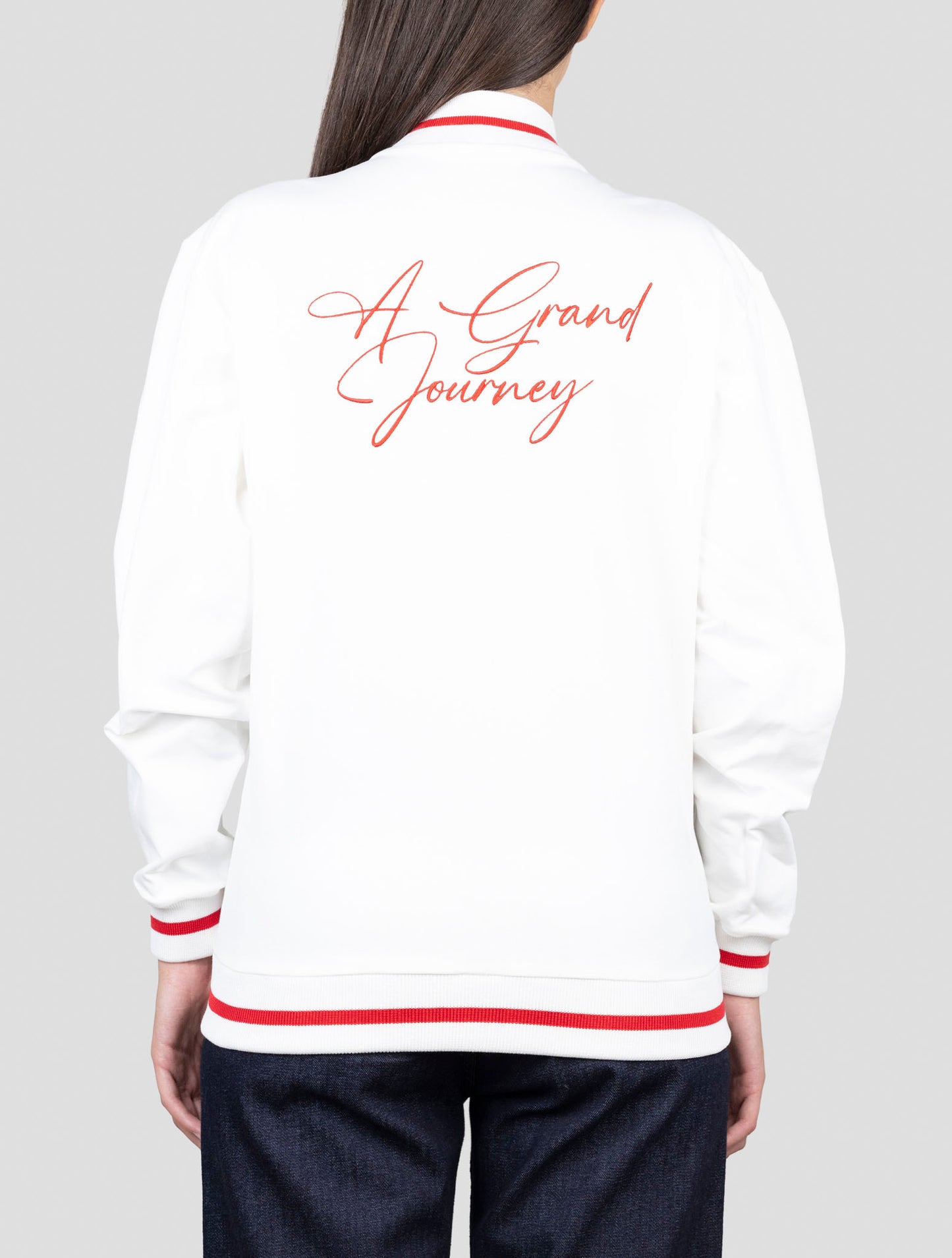 Kiton White Cotton Ea Sweater Full Zip