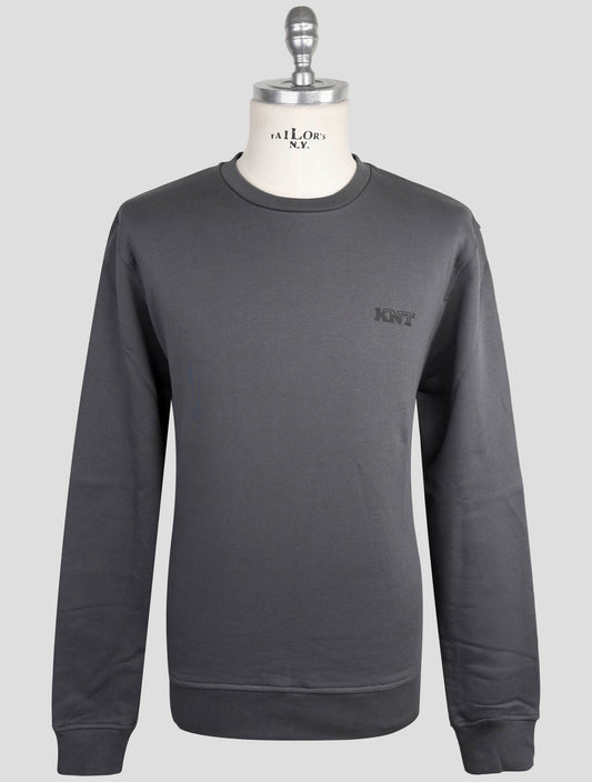 Kiton Knt Blue Viscose Ea Sweater Crewneck