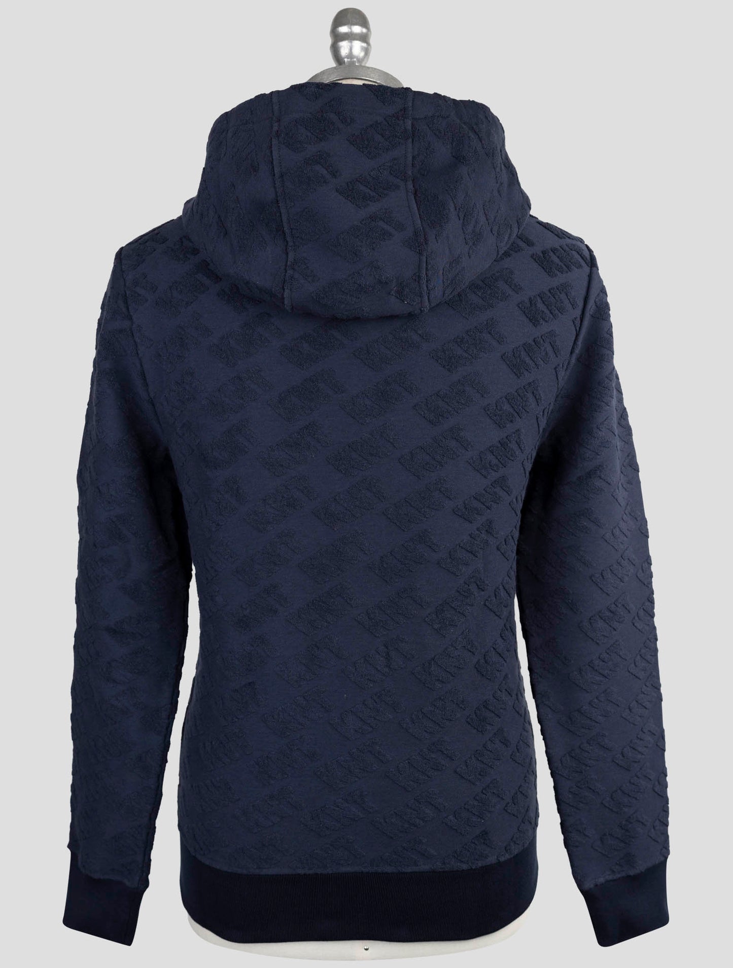 Kiton Knt Blue Cotton Pa Sweater Hoodie