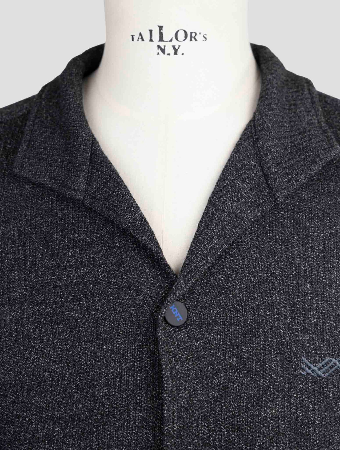 Kiton knt Dark Gray Wool Cotton Shirt