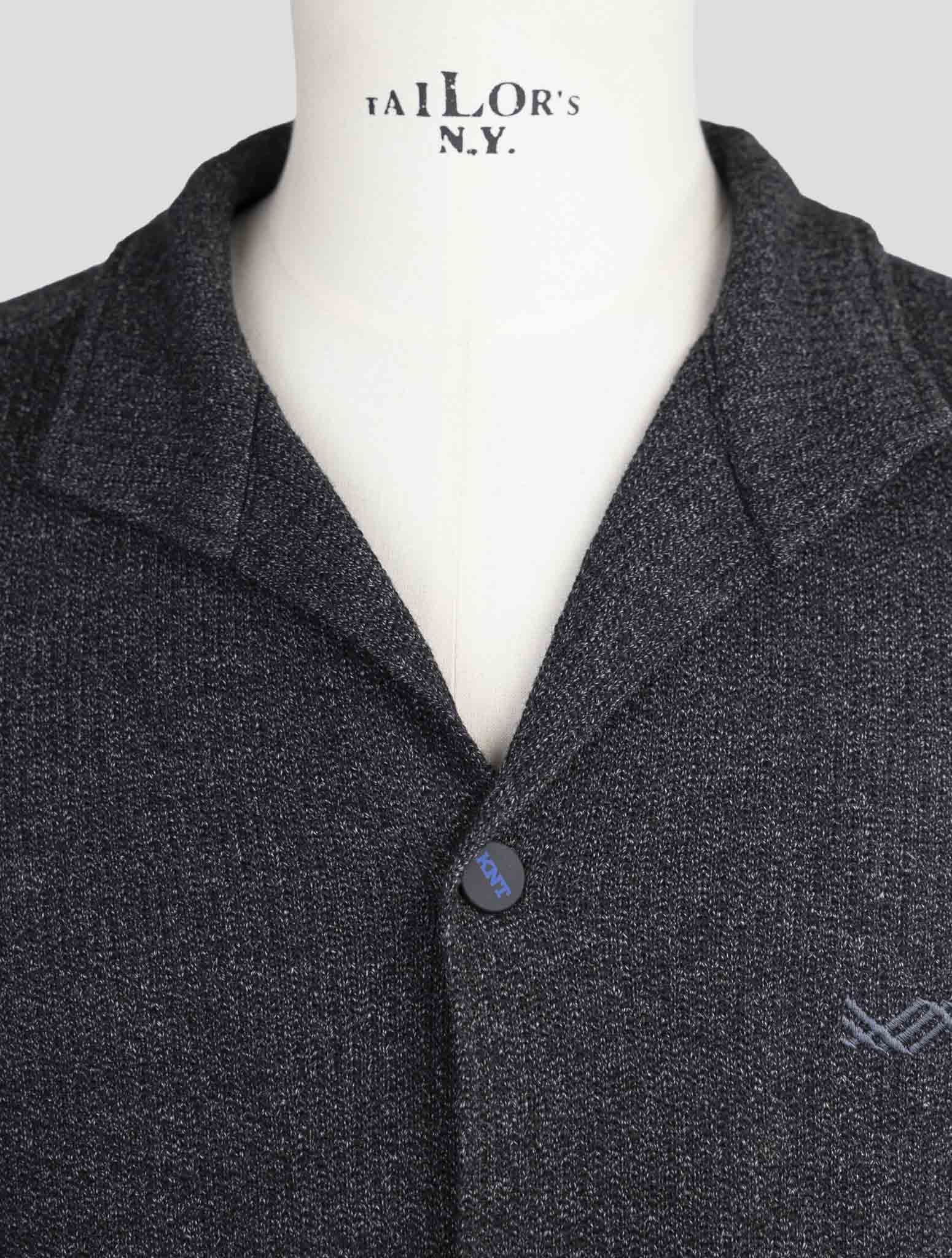 Kiton knt Dark Gray Wool Cotton Shirt