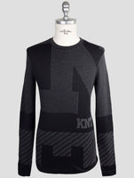 Kiton Knt Gray Cotton Sweater Crewneck