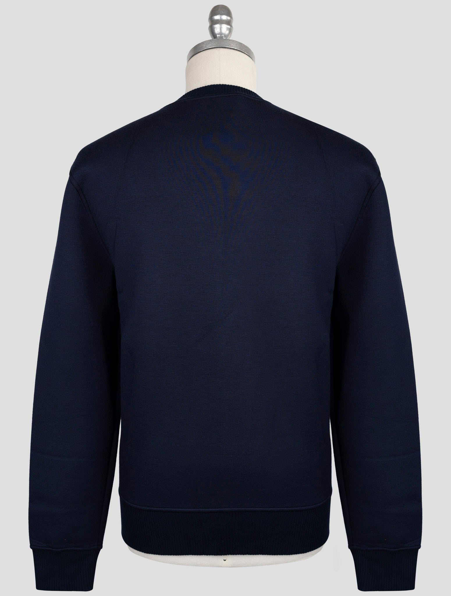 Kiton Knt Black Viscose Ea Sweater Crewneck