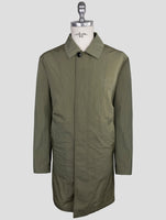 Kiton Knt Green Pa Overcoat