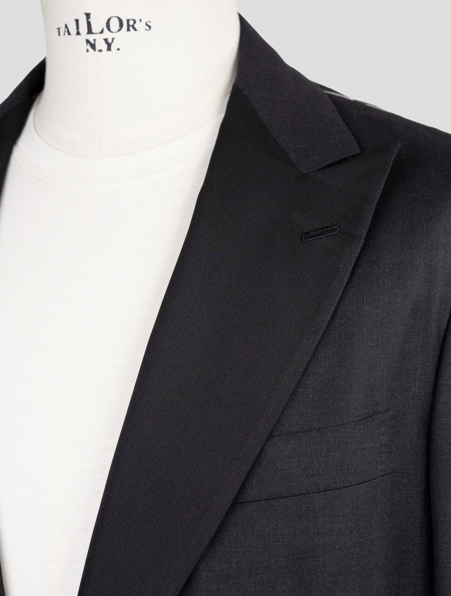 Kiton Knt Black  Wool Blazer