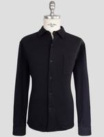 Kiton Knt Blue Cotton Ea Shirt