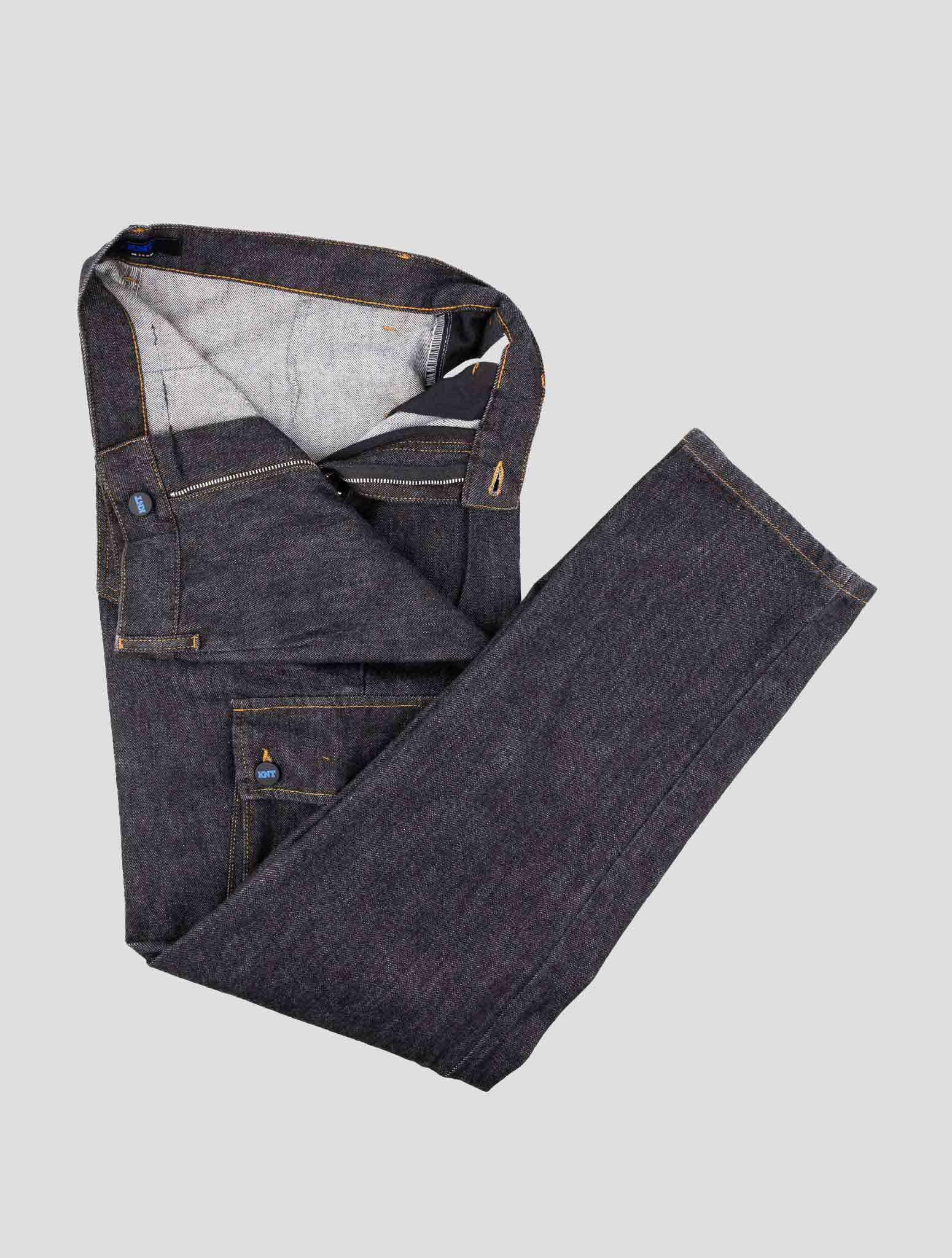 Kiton Knt Dark Gray Cotton Pe Cargo Jeans
