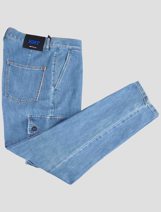 Kiton Knt Denim Cotton Pe Cargo Jeans