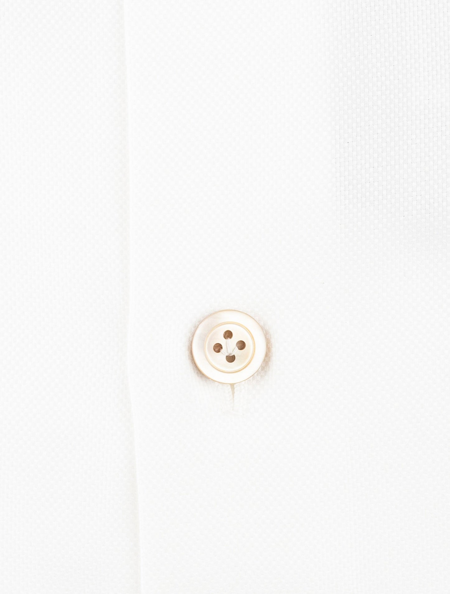 Kiton White Cotton Shirt