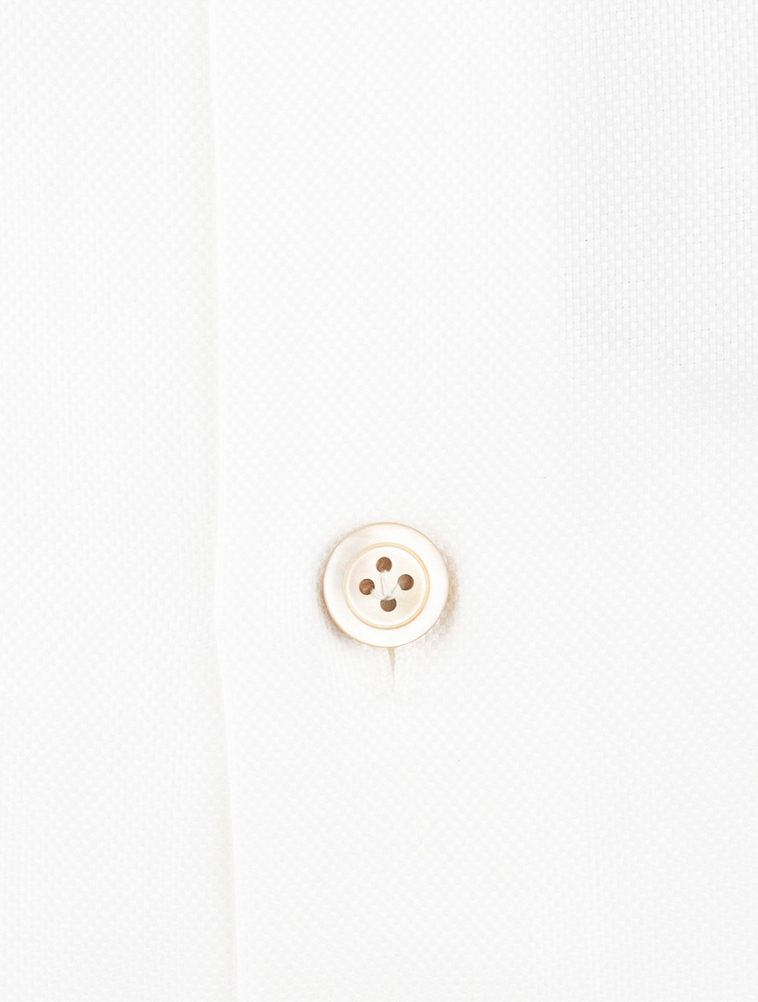 Kiton White Cotton Shirt