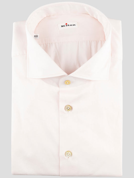 Kiton White Cotton Shirt