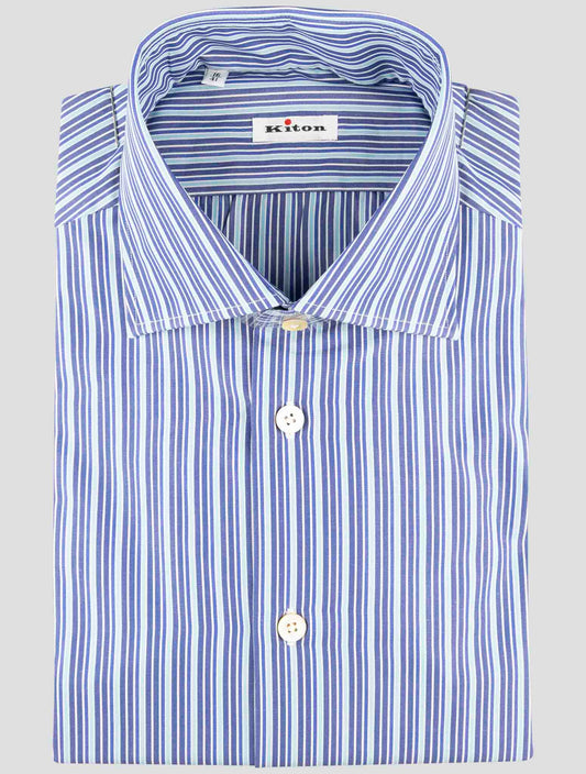 Kiton Multicolor Cotton Shirt