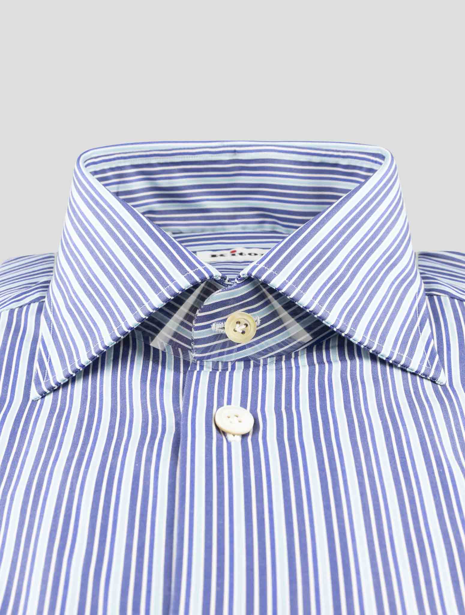 Kiton Multicolor Cotton Shirt