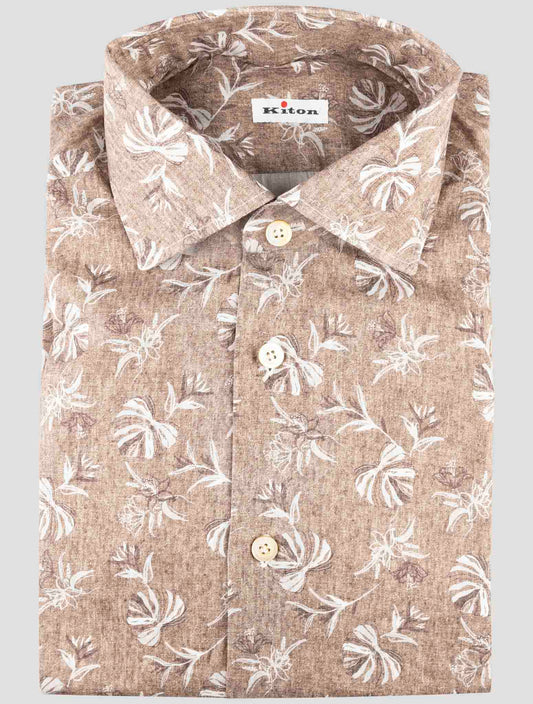Kiton Multicolor Cotton Shirt