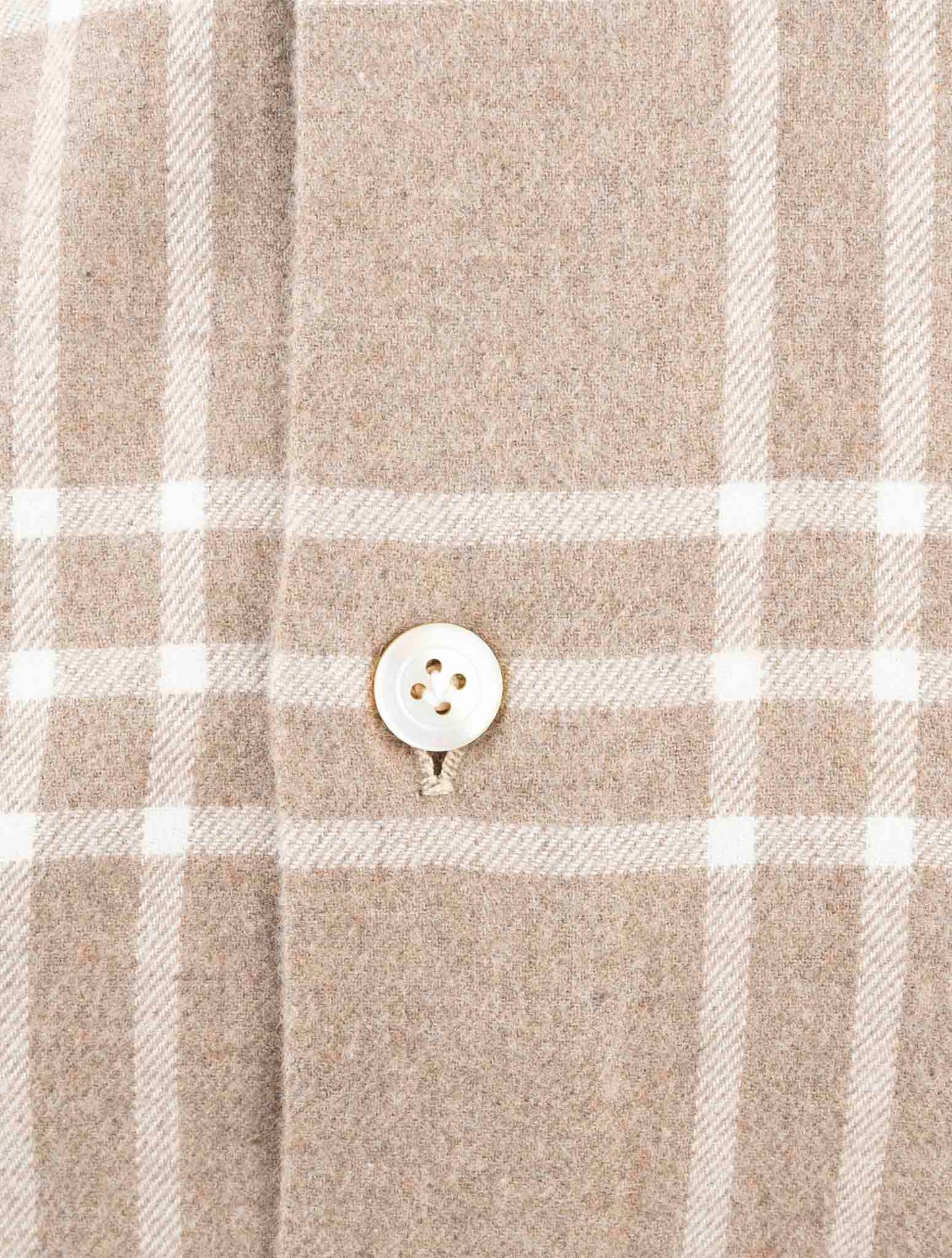 Kiton Brown Cotton Shirt