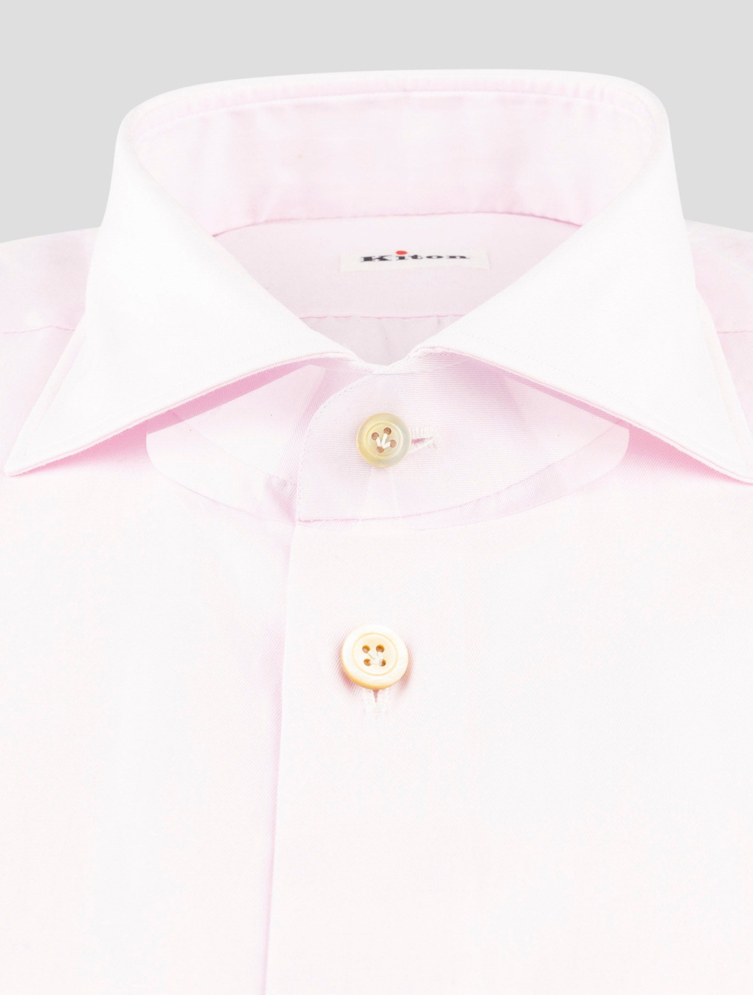 Kiton Pink Cotton Shirt