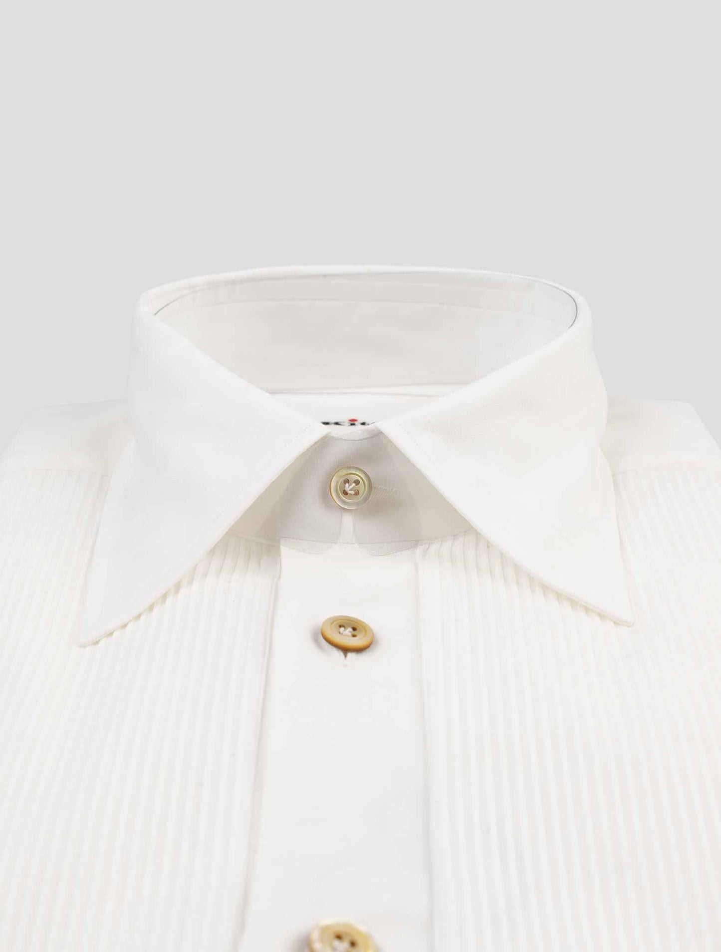 Kiton White Cotton Linen Shirt