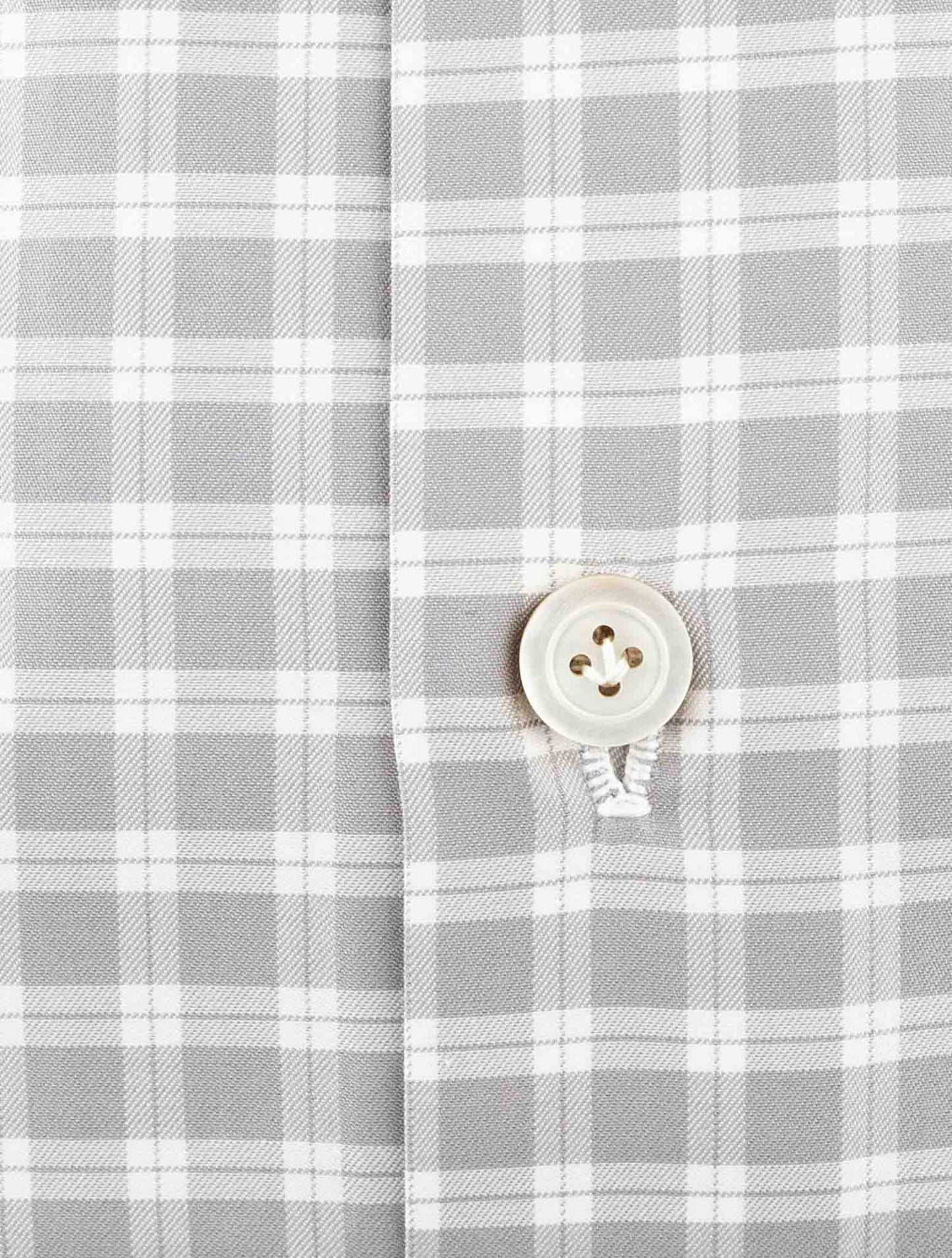 Kiton Gray Cotton Shirt